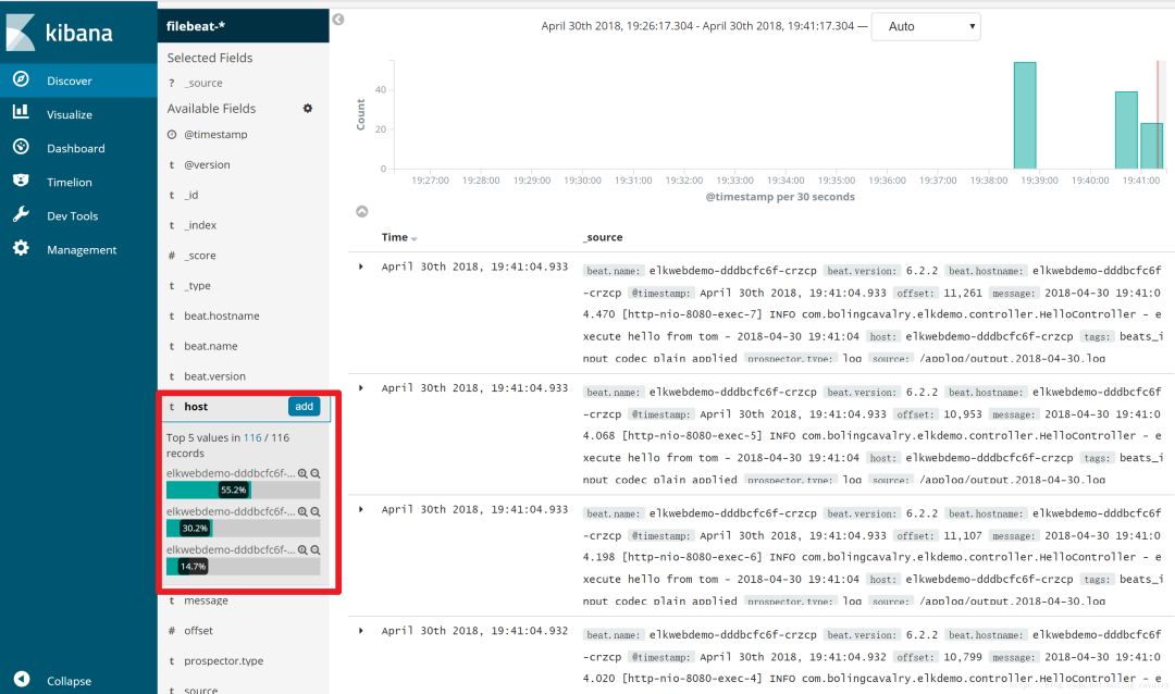 K8S上的ELK和应用日志上报实战