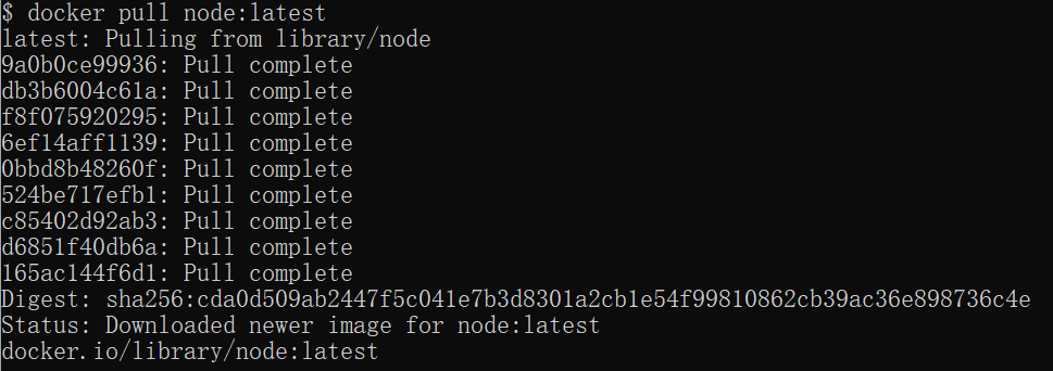 Docker 安装 Node.js